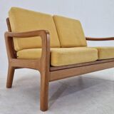 Midcentury 2 seater Teak Sofa by Juul Kristensen, Denmark, 1970s