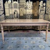 Solid oak farmhouse table Louis Philippe