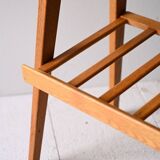 1950s/60s Scandinavian vintage bicolor teak nightstand
