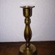 Antique brass candle holder