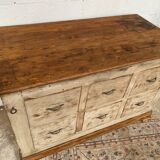 Trade furniture, workshop with large drawers