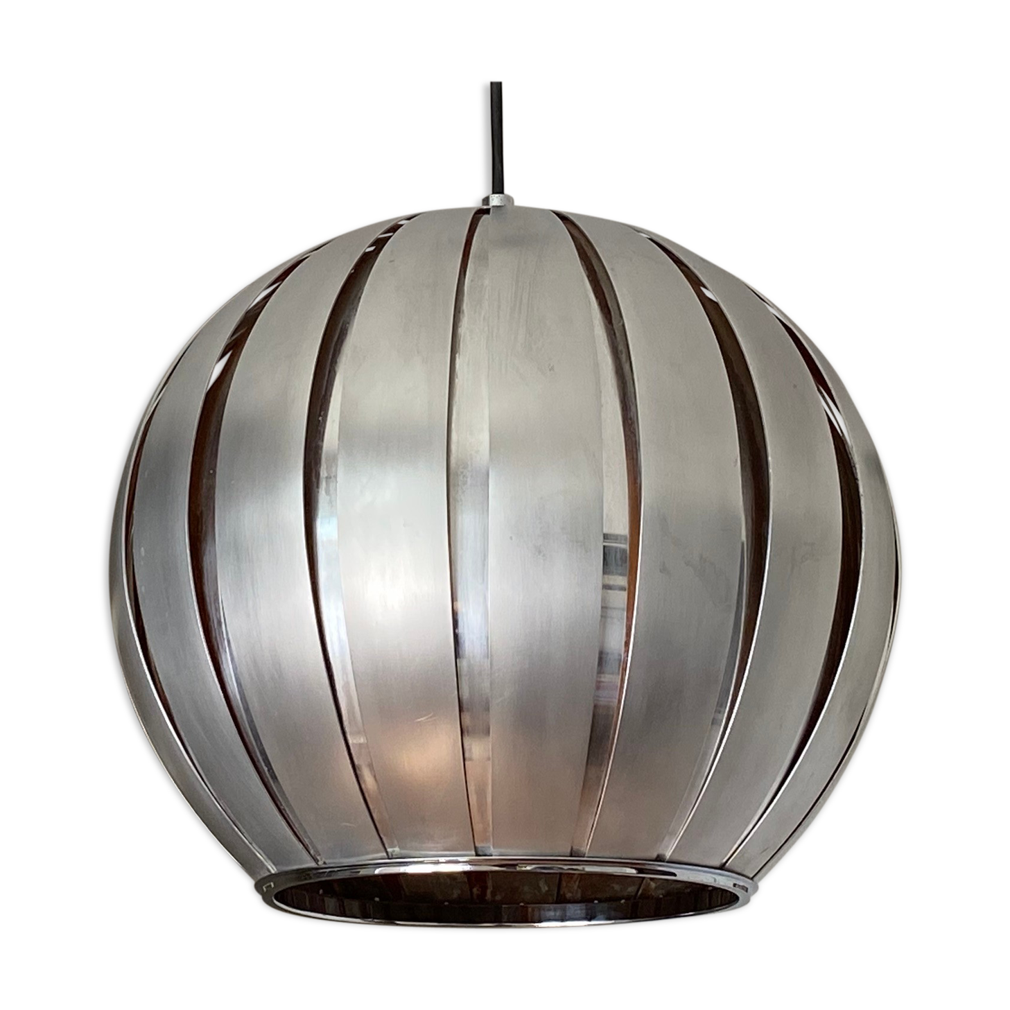 Suspension Henri Mathieu in curved aluminium