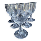 6 baccarat water glasses – art nouveau