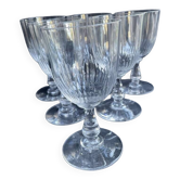 6 verres à eau baccarat – art nouveau