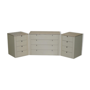 Interlubke marble chest of drawers