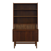 Walnut bookcase, Danish design, 1970s, designer: Johannes Sorth
