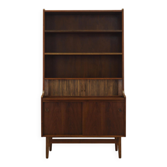Walnut bookcase, Danish design, 1970s, designer: Johannes Sorth
