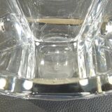 Crystal ice bucket from Sèvres, signed, vintage French design, ice bucket.