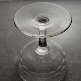 Set of 7 blown glass champagne glasses
