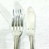 Christofle – 12-piece solid silver fish cutlery set, Vendôme model