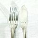 Christofle – 12-piece solid silver fish cutlery set, Vendôme model