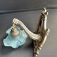 Made in France 607 - Wall lamp (1) - Art Nouveau - Silver bronze, Glass