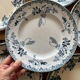6 assiettes terre de fer