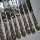 12 soh silver plated table knives