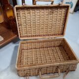 Wicker suitcase
