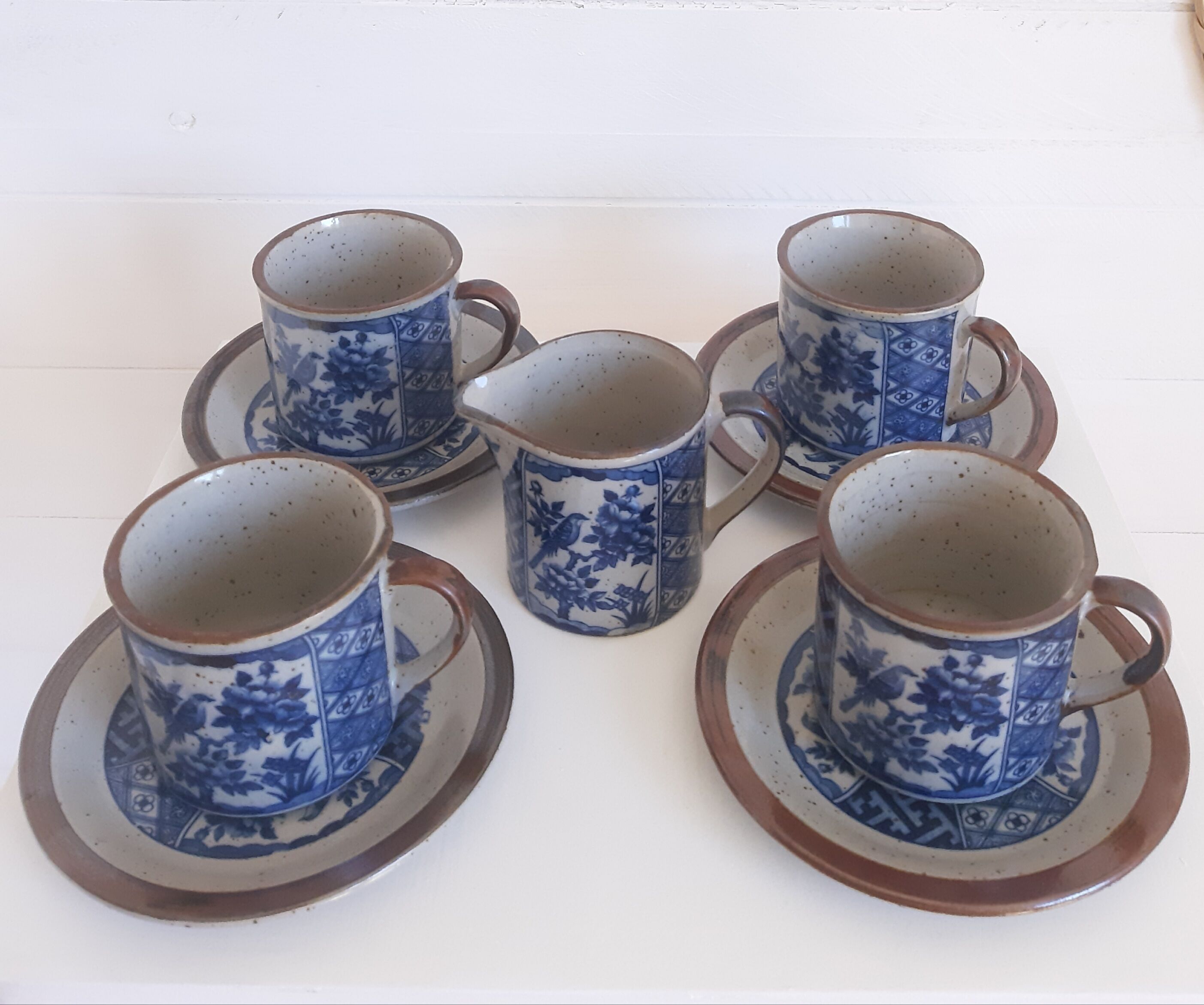Stoneware coffee set