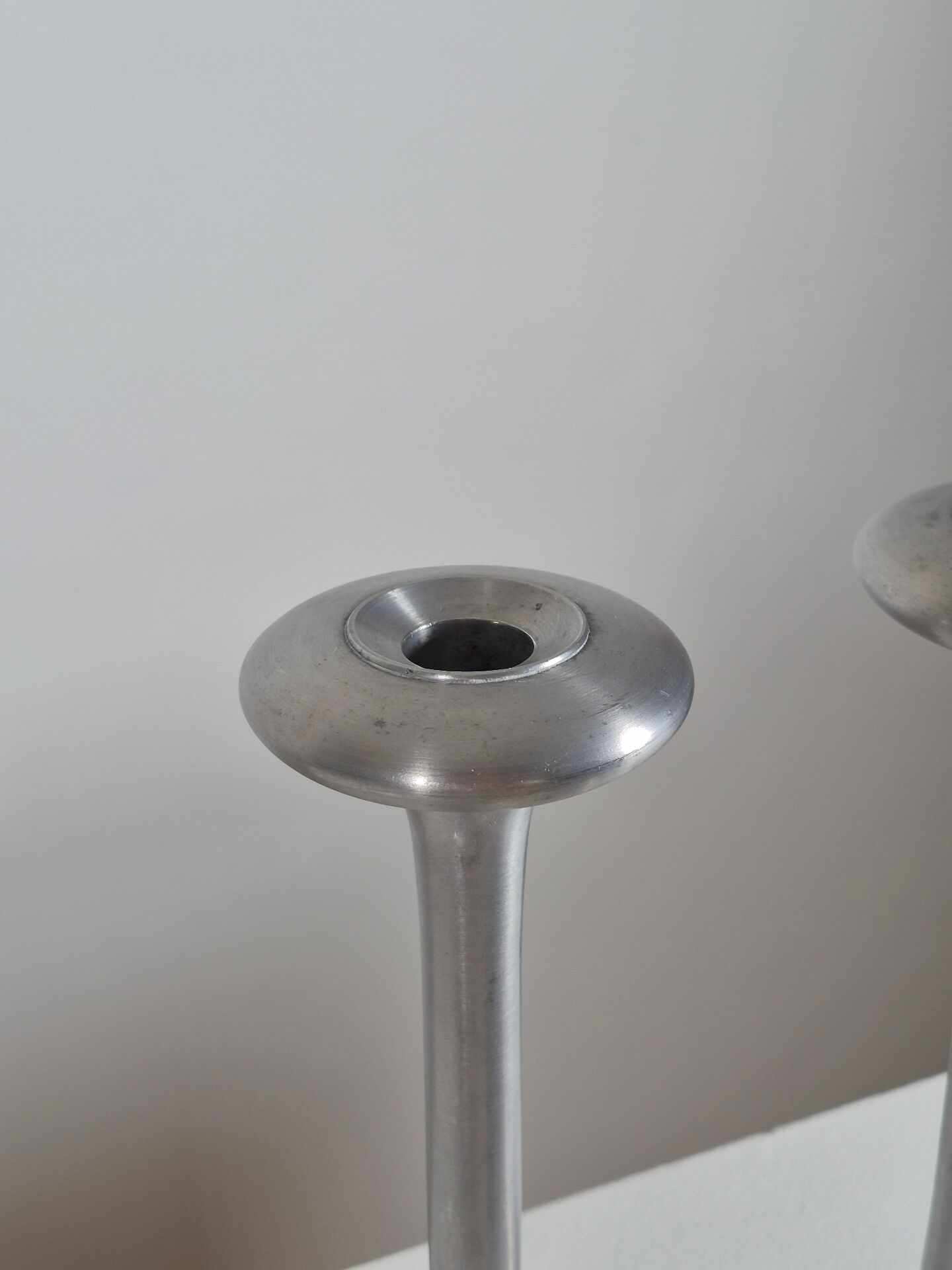 Vintage pair of postmodern candlesticks by Carl Österjam Ikea
