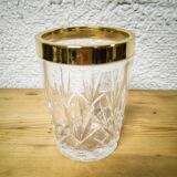 Golden crystal ice bucket