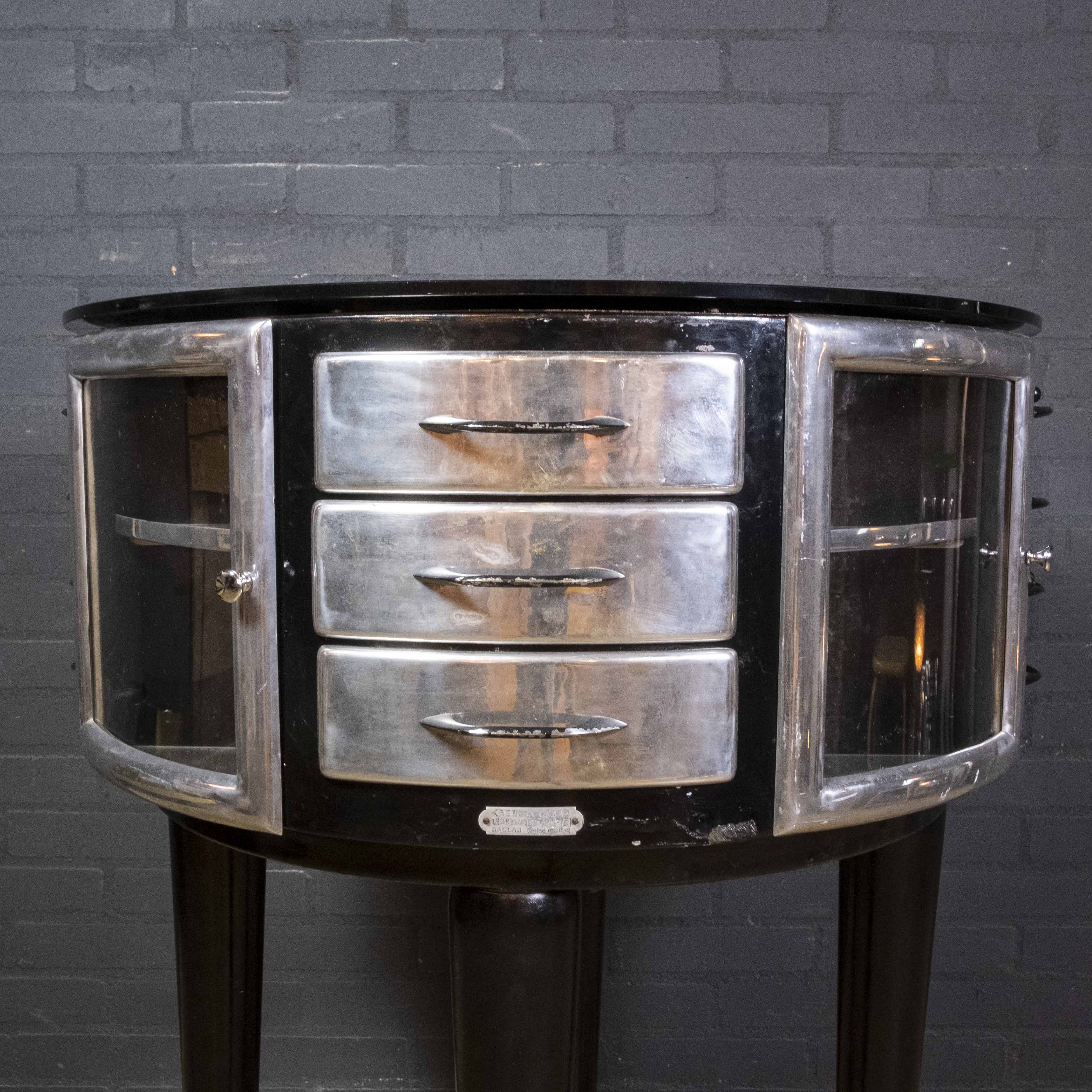 Vintage Dentist Cabinet by Leon Martin Gyrator meuble