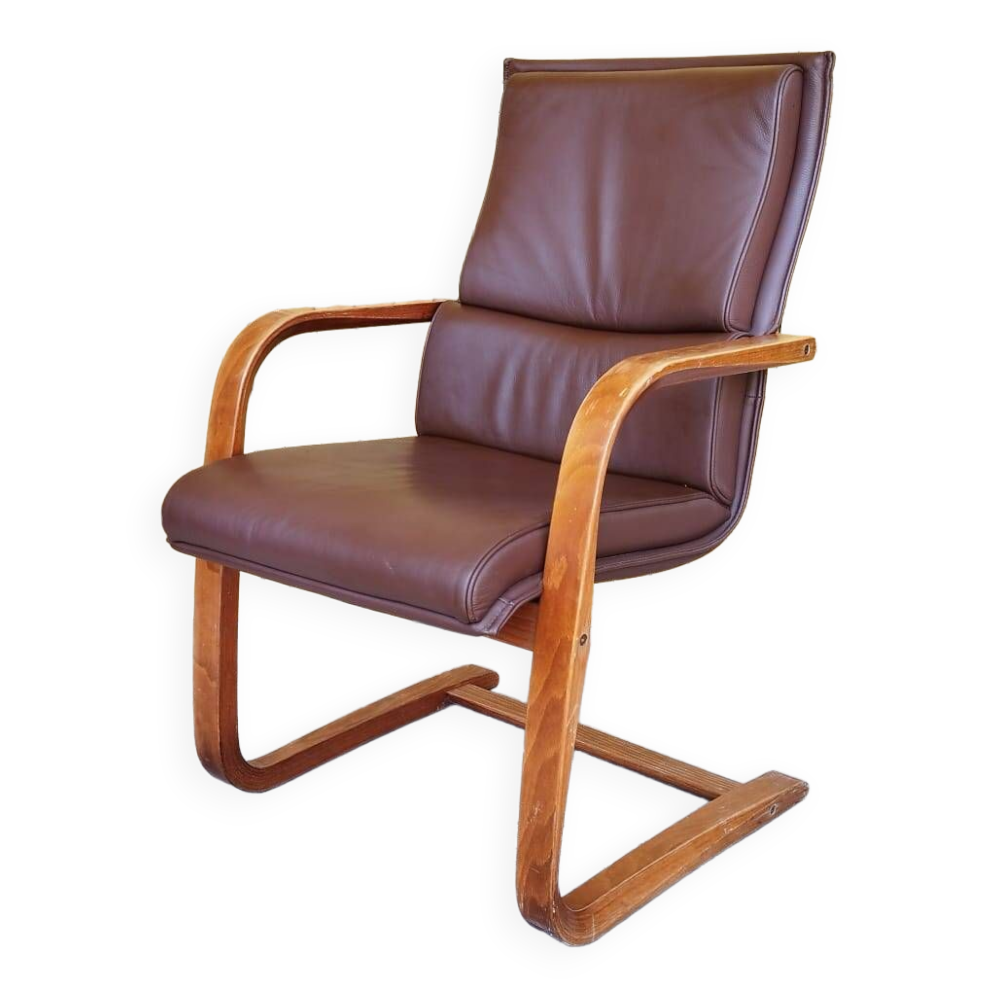 Vintage Scandinavian Cantilever Armchair "Galatea" - 1970s