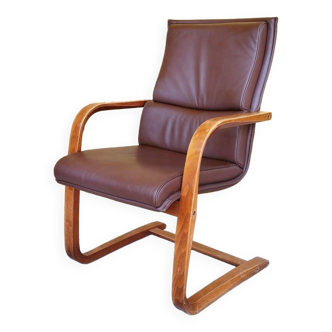 Vintage Scandinavian Cantilever Armchair "Galatea" - 1970s