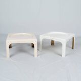 Paire de tables d'appoint Ozoo Marc Berthier pour Prisunic, 1970s