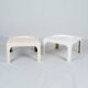 Paire de tables d'appoint Ozoo Marc Berthier pour Prisunic, 1970s
