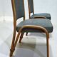 4 Bow wood chairs, Steiner edition, 1950
