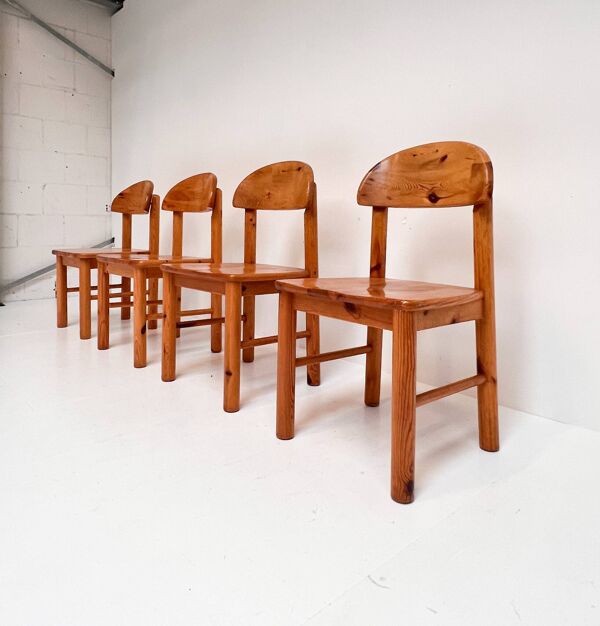 Ensemble de 4 chaises de salle à manger par Rainer Daumiller pour Hirtshals Sawmill, années 1970.