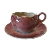 Tasse barbotine K et G Luneville