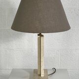 vintage marble and brass lamp