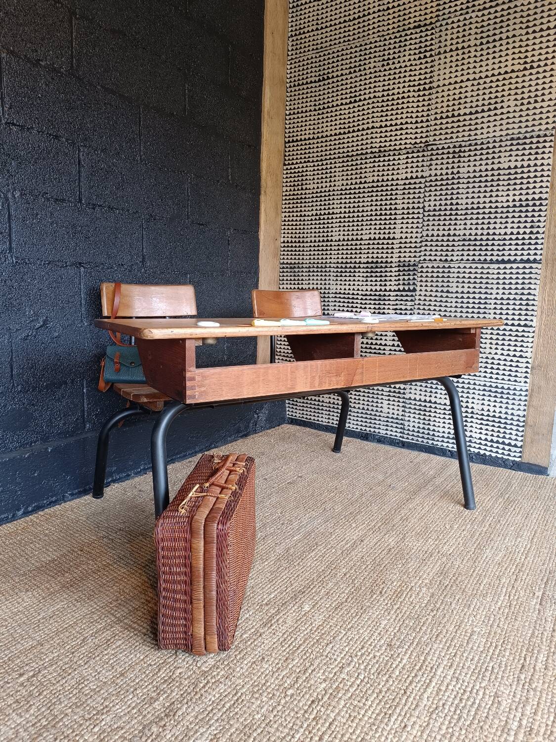 Former school desk