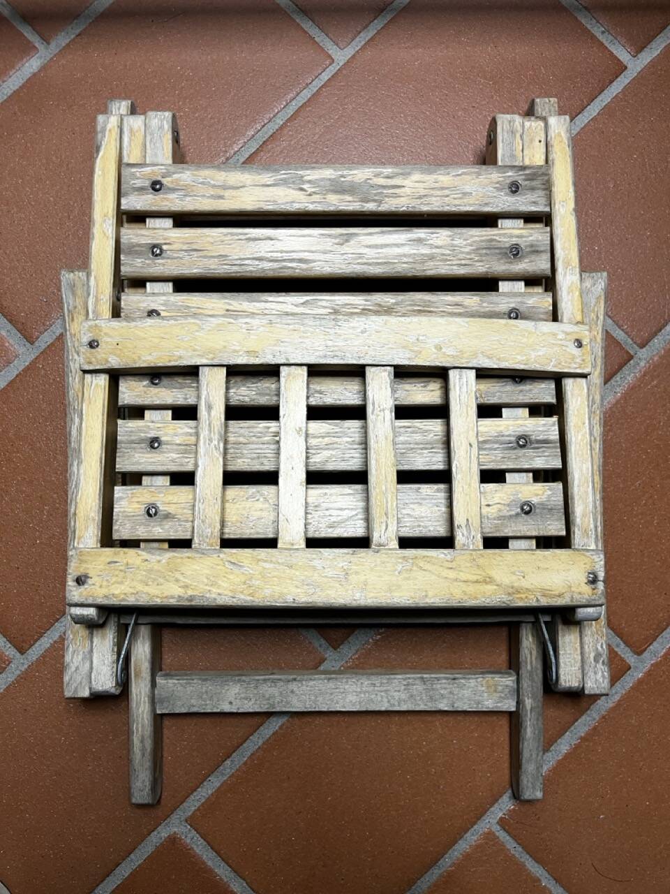 Chaise pliante vintage pour enfants, Italie, années 50