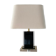 Belgo Chrom lamp in brass and lucite 70s