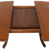 G-Plan oval adjustable table