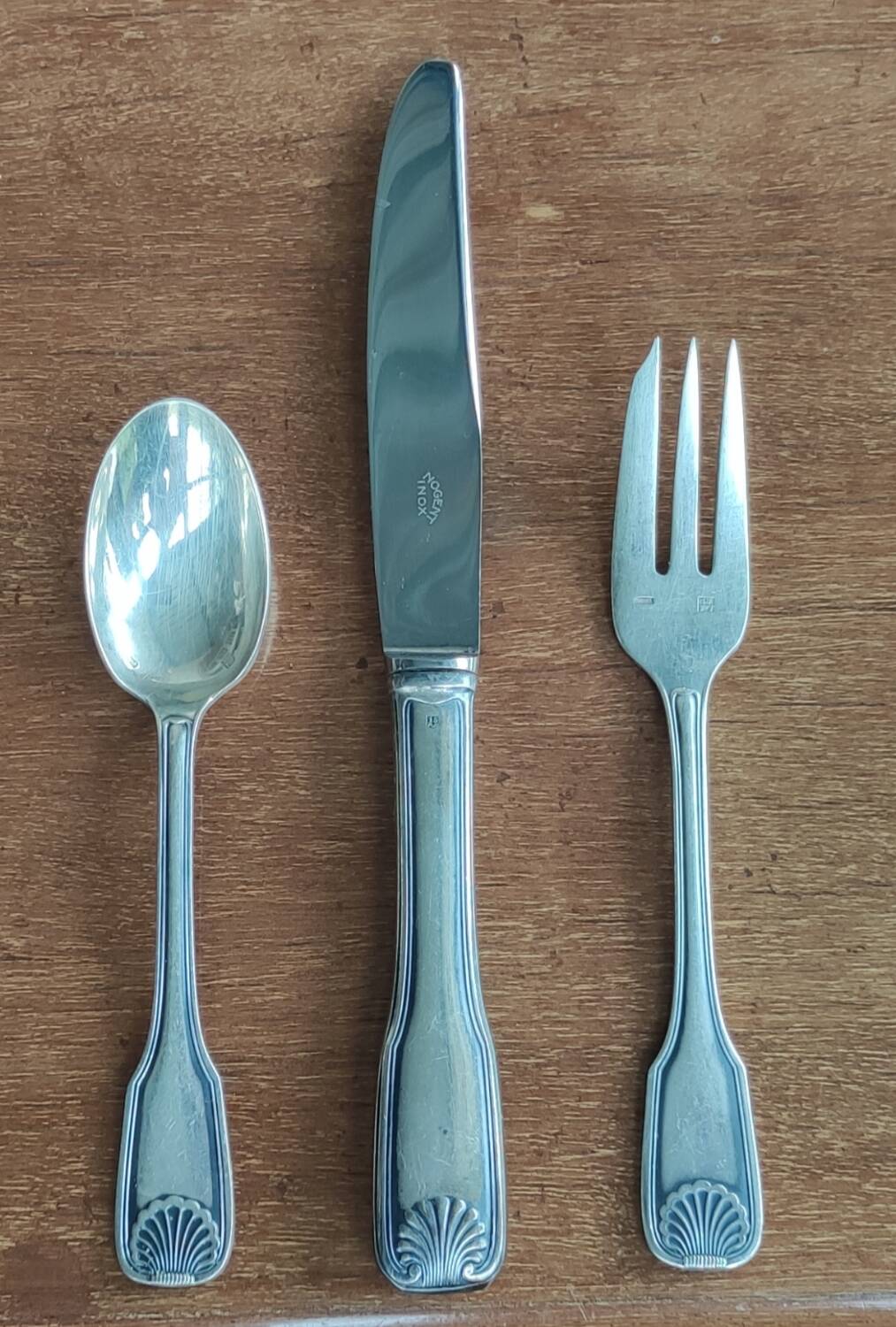 Old cutlery set furniture François Frionnet 106 pieces