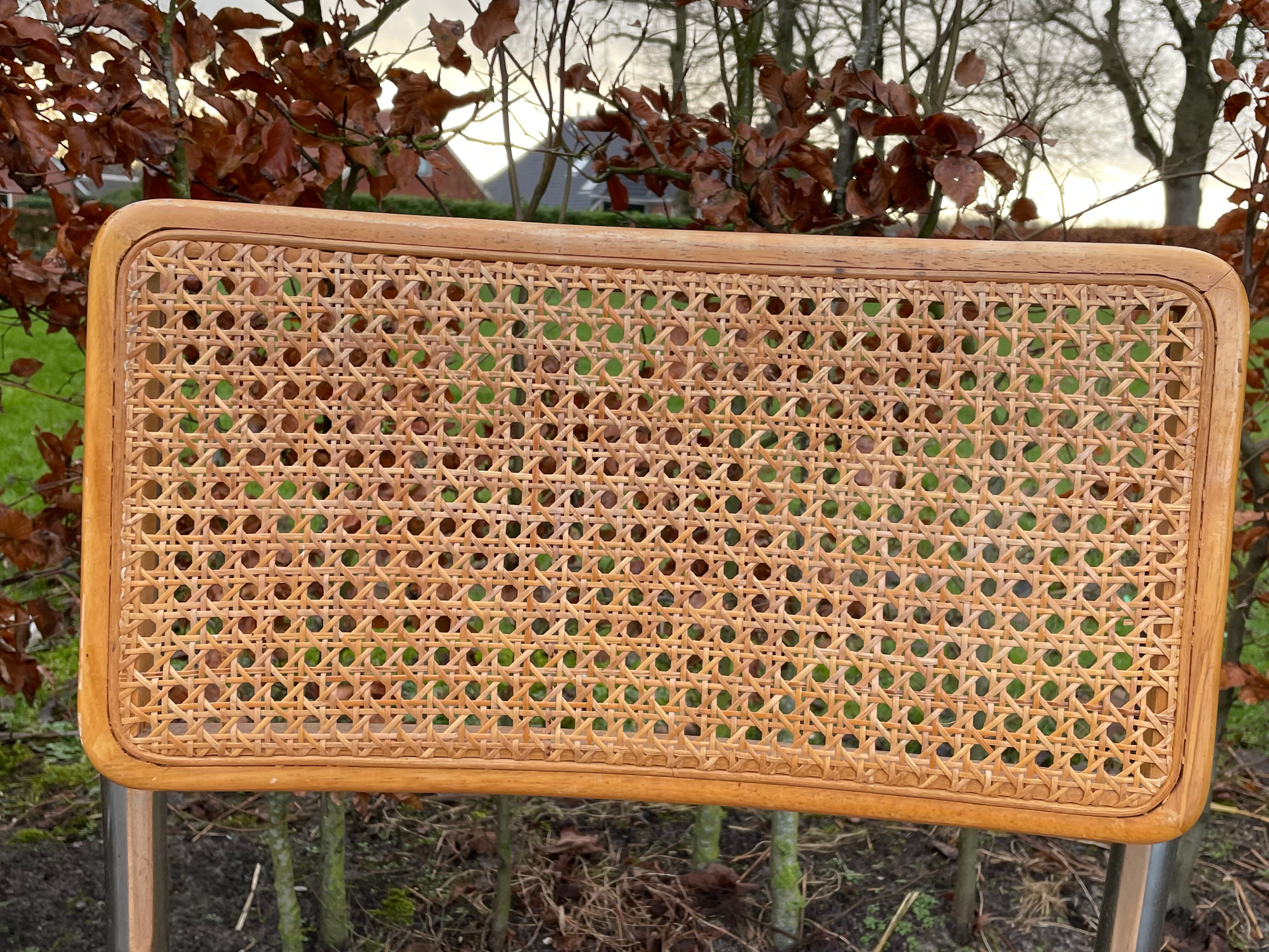 Lot of 2 chairs model Cesca by Marcel Breuer