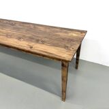 Large XXL Farm Table in Pine – Tapered Legs – L367 cm