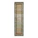 Tapis coureur vintage turc Oushak fait à la main en laine et coton orange 82x311