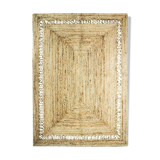Tapis en jute motif ajouré 160x230 cm