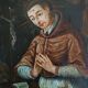 Antique painting on copper - Saint Charles Borromeo - Italian School, 17th century
