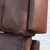 Unique piece - Danish chrome and leather armchair attributed to Poul Nørreklit