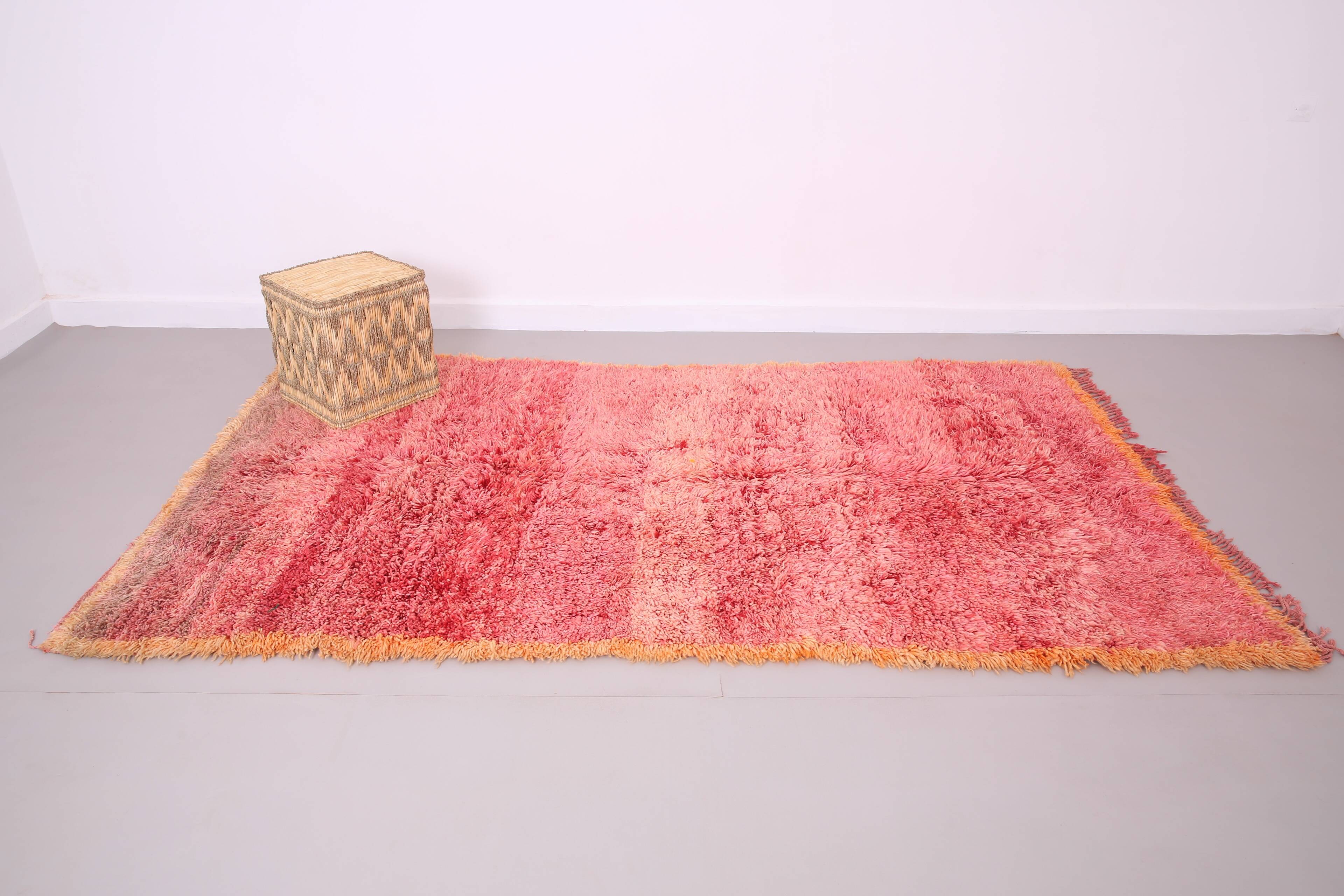 Vintage Moroccan Shag Rug 150 x 268 cm - Handmade Berber Rug - Wool Rug