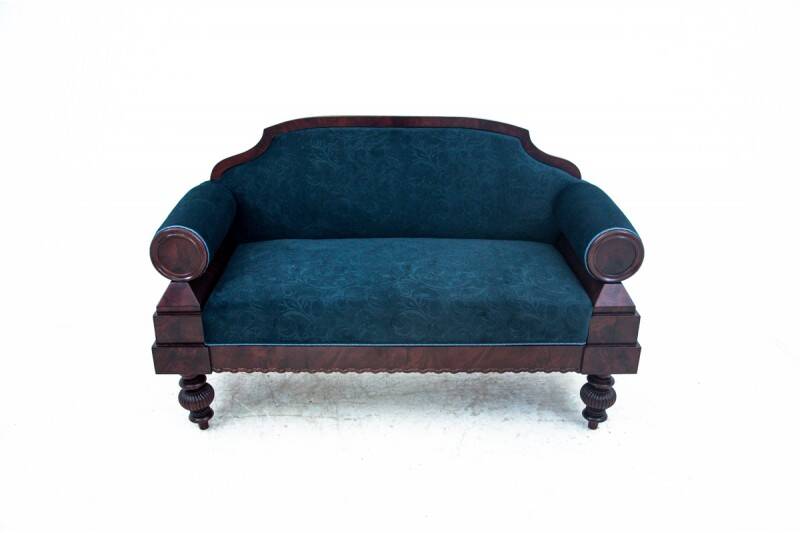 Antique sofa, Northern Europe, circa 1870. Renovated.
