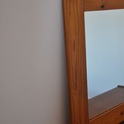 Miroir en bois années 70 pin