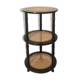 Side table in cannage