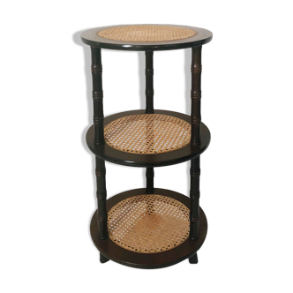 Side table in cannage