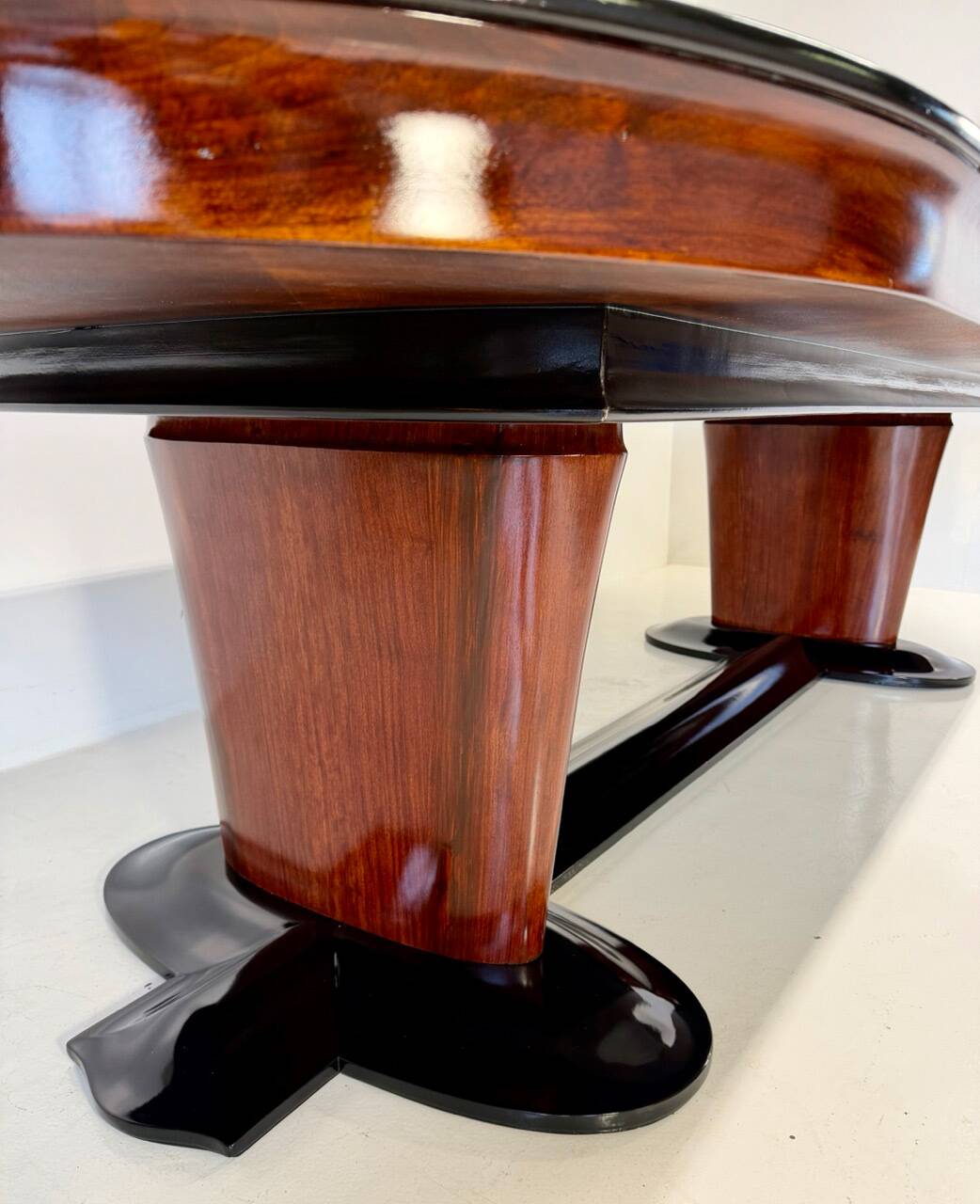 Italian Art Deco Dining and Conference Table, 1940s