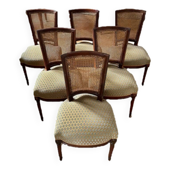 6 Louis XVI style chairs