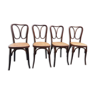 Suite of 4 chairs J&J Kohn 243